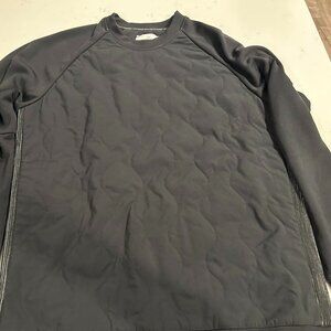 Adidas Mens Quilted Pullover with Side Zipper Detail